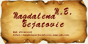 Magdalena Bejatović vizit kartica